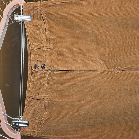Faherty Wide Leg Pants in Brown - Picture 3 of 16